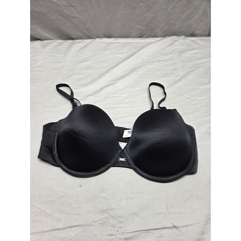Maidenform iFit Size 34D Self Expressions Push Up Bra Black